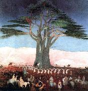 Tivadar Kosztka Csontvary Pilgrimage to the Cedars in Lebanon painting